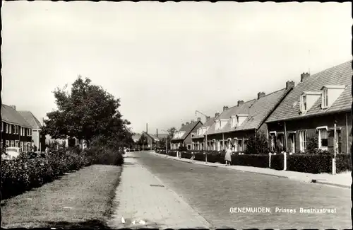 Ak Genemuiden Overijssel, Prinses Beatrixstraat