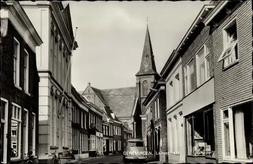 Ak Genemuiden Overijssel, Langestraat