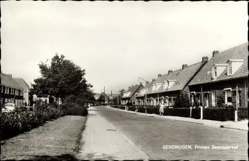 Ak Genemuiden Overijssel, Prinses Beatrixstraat