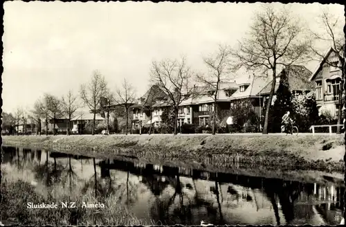 Ak Almelo Overijssel Niederlande, Sluiskade N. Z.