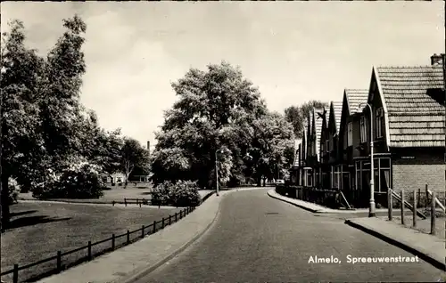 Ak Almelo Overijssel Niederlande, Spreeuwenstraat