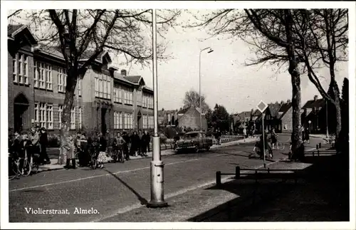 Ak Almelo Overijssel Niederlande, Violierstraat