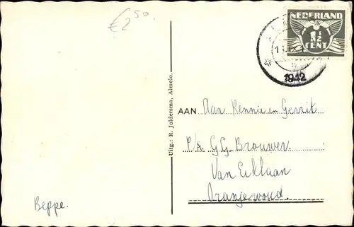 Ak Almelo Overijssel Niederlande, Acaciaplein