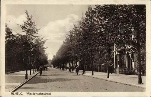 Ak Almelo Overijssel Niederlande, Wierdenschestraat