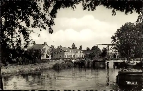 Ak Blokzijl Overijssel Niederlande, Brug