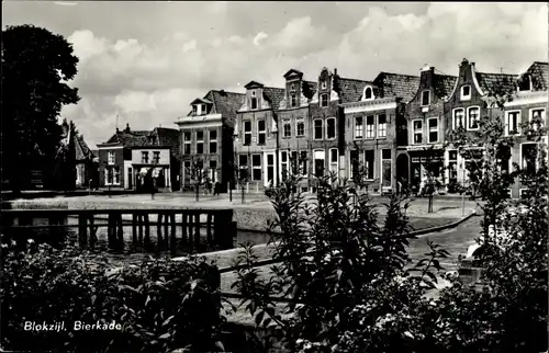 Ak Blokzijl Overijssel Niederlande, Bierkade
