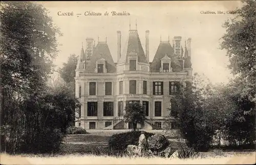 Ak Cande Maine et Loire, Chateau de Beaulicu