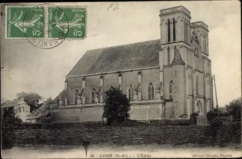 Ak Cande Maine et Loire, L'Eglise