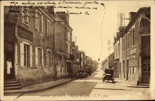 Ak Cande Maine et Loire, Rue de Bretagne