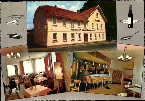 Ak Göttingen in Niedersachsen, Hotel-Restaurant, Außenansicht