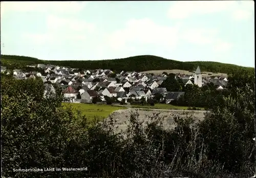 Ak Lahr Waldbrunn Westerwald, Blick auf den Ort