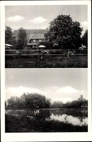 Ak Büchen im Herzogtum Lauenburg, Gasthaus und Pension Zur Dücker Schleuse