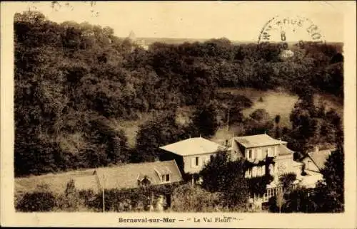 Ak Berneval sur Mer Seine Maritime, Le Val Fleuri