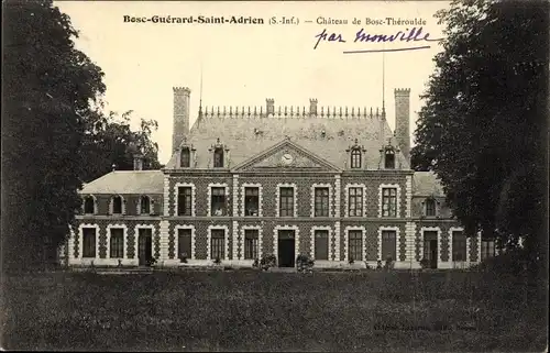 Ak Bosc Guérard Saint Adrien Seine Maritime, Chateau de Bosc Theroulde