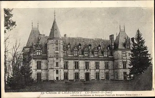 Ak Saint Bonnet de Joux Saône et Loire, Chateau de Chaumont