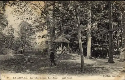 Ak Eaubonne Val d’Oise, Les Charmettes, les Jeux