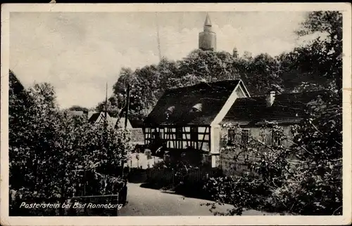 Ak Posterstein im Altenburger Land, Teilansicht