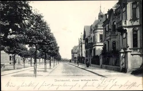 Ak Dortmund im Ruhrgebiet, Kaiser Wilhelm Allee