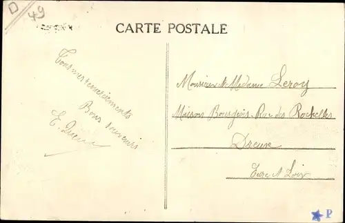 Ak Cholet Maine et Loire, Rue Nationale et Palais des Marchands