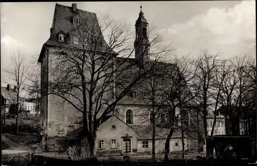 Ak Ehrenfriedersdorf im Erzgebirge, St. Niklas Kirche