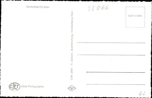 Ak Frankenberg Eder Hessen, Panorama