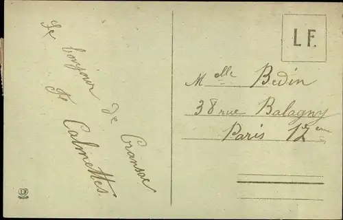 Ak Cransac Aveyron, Campagnac, Vue de l'Ouest