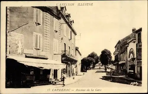 Ak Capdenac Gare Aveyron, Avenue de la Gare