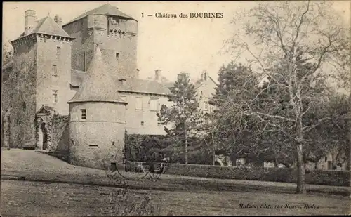 Ak Bertholene Aveyron, Chateau des Bourines