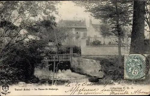 Ak Trainel Aube, La Vanne de decharge
