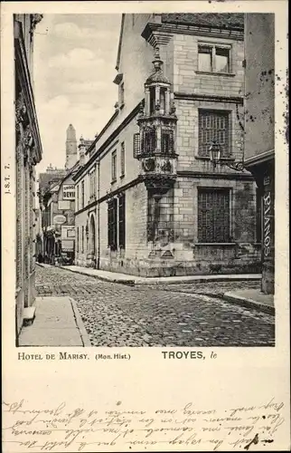 Ak Troyes Aube, Hotel de Marisy