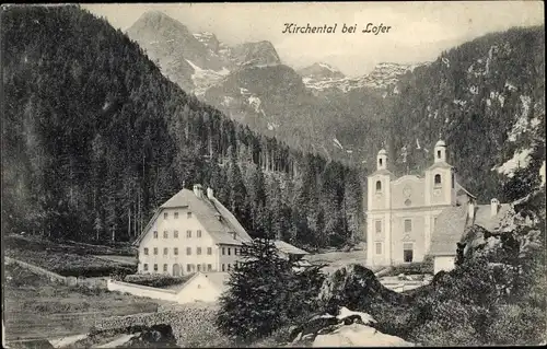 Ak Lofer in Salzburg, Kirchental