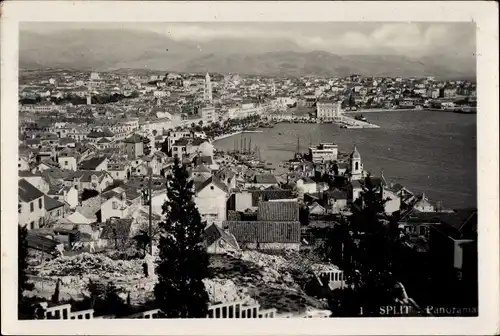 Ak Split Spalato Kroatien, Panorama