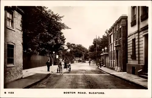 Ak Sleaford Lincolnshire England, Boston Road