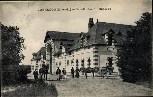 Ak Courleon Maine et Loire, Sarvitudes du Chateau
