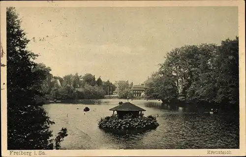 Ak Freiberg in Sachsen, Kreuzteich