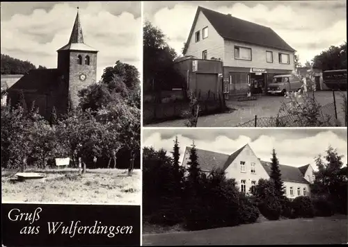 Ak Wulferdingsen Bad Oeynhausen in Nordrhein Westfalen, Kirche, Handlung, Gebäude