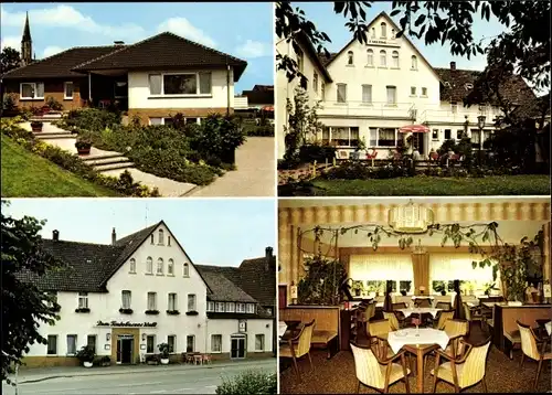 Ak Sandebeck Steinheim im Weserbergland, Hotel Zum Teutoburger Wald, Innenansicht