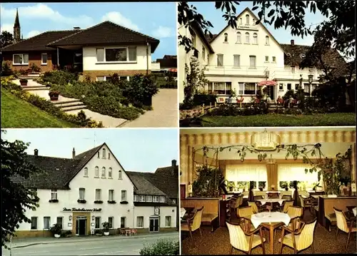 Ak Sandebeck Steinheim im Weserbergland, Hotel Zum Teutoburger Wald, Innenansicht
