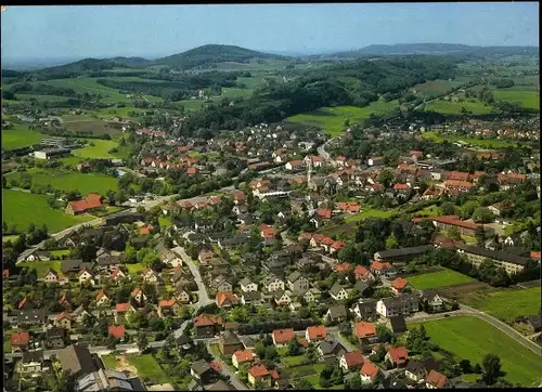 Ak Werther in Westfalen, Totalansicht der Ortschaft, Fliegeraufnahme