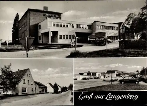 Ak Langenberg in Westfalen, Langenberger Brauerei, Ortsansichten