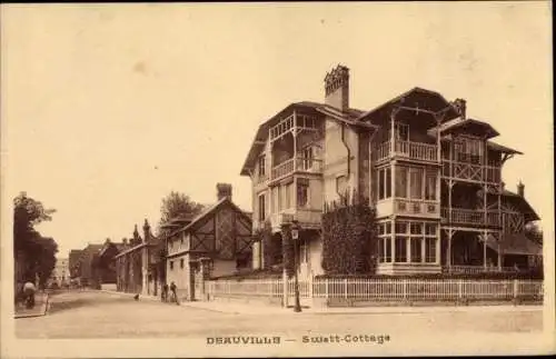 Ak Deauville Calvados, Swett Cottage