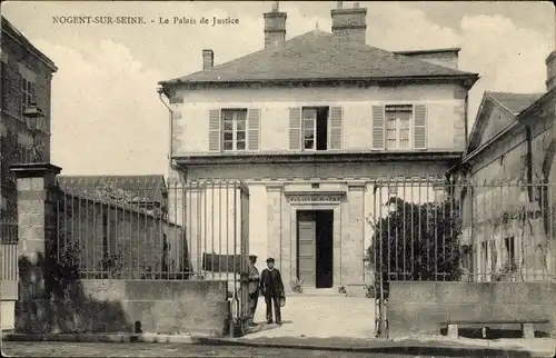 Ak Nogent sur Seine Aube, Le Palais de Justice