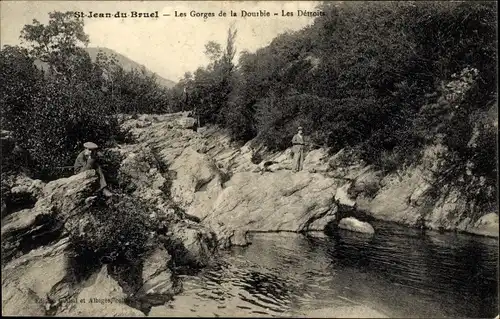 Ak Saint Jean du Bruel Aveyron, Les Gorges de la Dourbie, Les Détroits