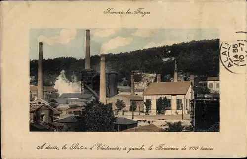 Ak Alès Alais Gard, Tamaris les Forges, Station d'Electricité, Fourneau