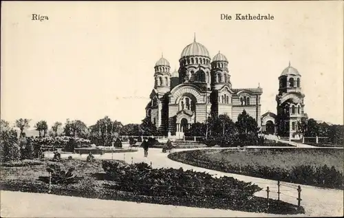 Ak Riga Lettland, Die Kathedrale