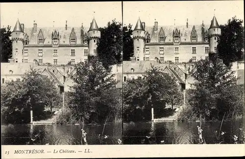 Stereo Ak Montresor Indre-et-Loire, Le Chateau