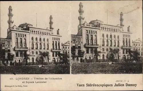 Stereo Ak London City England, Theatre de l'Alhambra