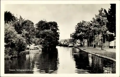 Ak Edam Volendam Nordholland Niederlande, Schepenmakersdijk