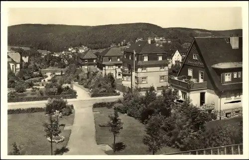 Ak Oberschlema Bad Schlema in Sachsen, Hindenburganlagen