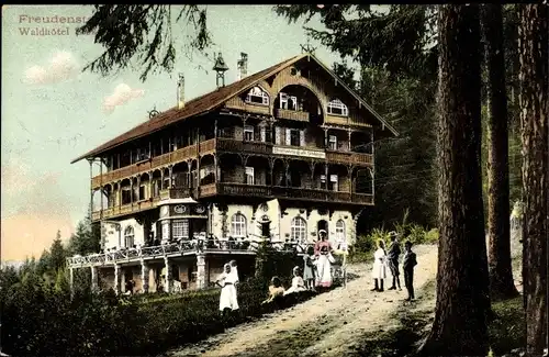 Ak Freudenstadt im Nordschwarzwald, Partie am Waldhotel